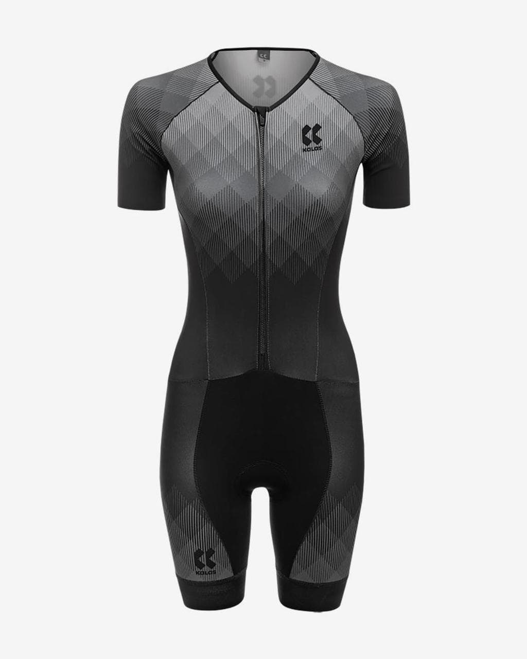 Combinaison de triathlon Kalas Perform Z1 manche courte gris femme - XS